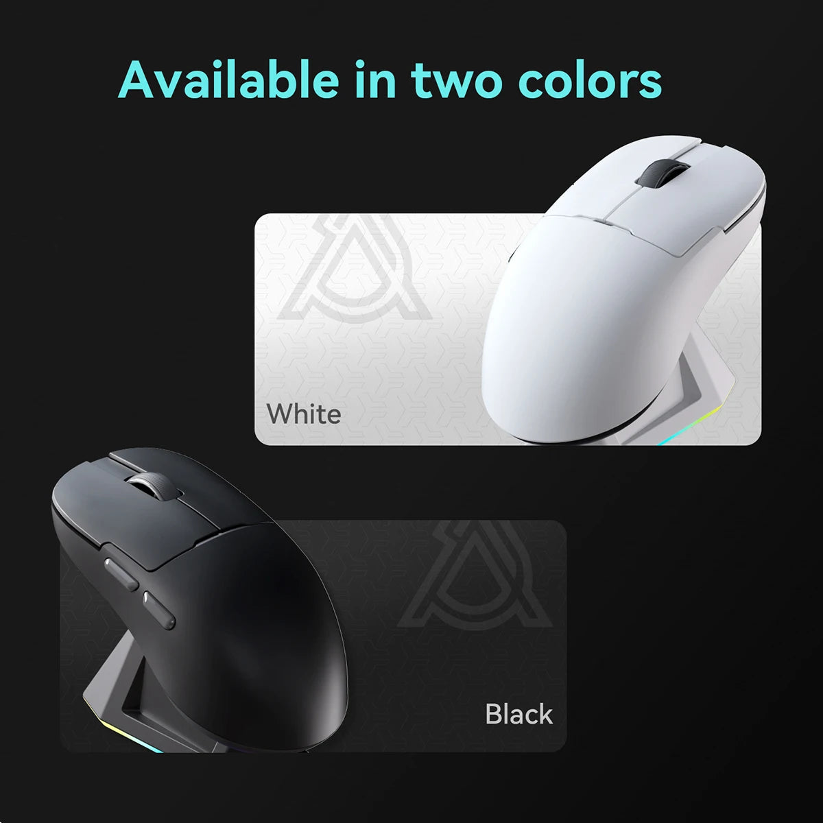 AJAZZ AJ159P MC Tri-mode Wired BT Wireless Gaming Mouse with Magnetic Charging Base Max 12000DPI Gaming Mouse for PC