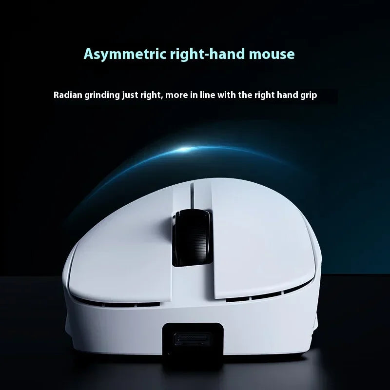 AJAZZ AJ179 V2 MAX Wireless Three Mode Right Hand Mouse PAW3311 12000DPI Macro Definition Low Latency Wired Gaming Mouse