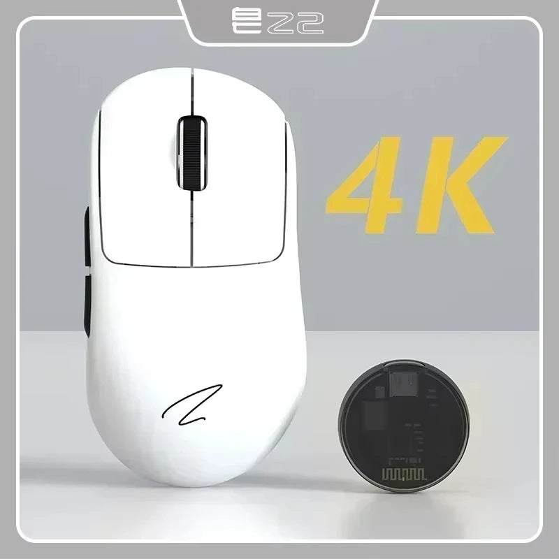 Zaopin Z2 Wireless Mouse 3 Mode Paw3395 4k Return Lightweight ESports Mouse Custom Computer Gaming PC Gamer Accessory Mice Gifts