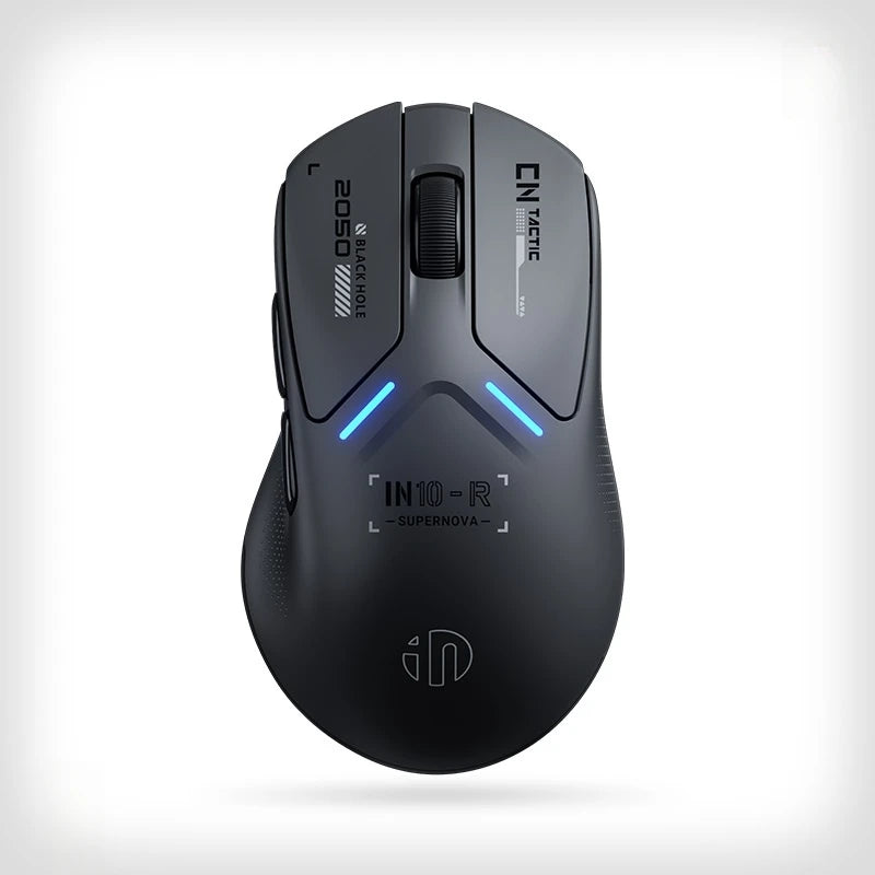 INPHIC IN10R Wireless Three-mode 8K Gaming Mouse PAW3395 Sensor Nano-scale Ice-feeling Coating 800mAh Lightweight Mouse