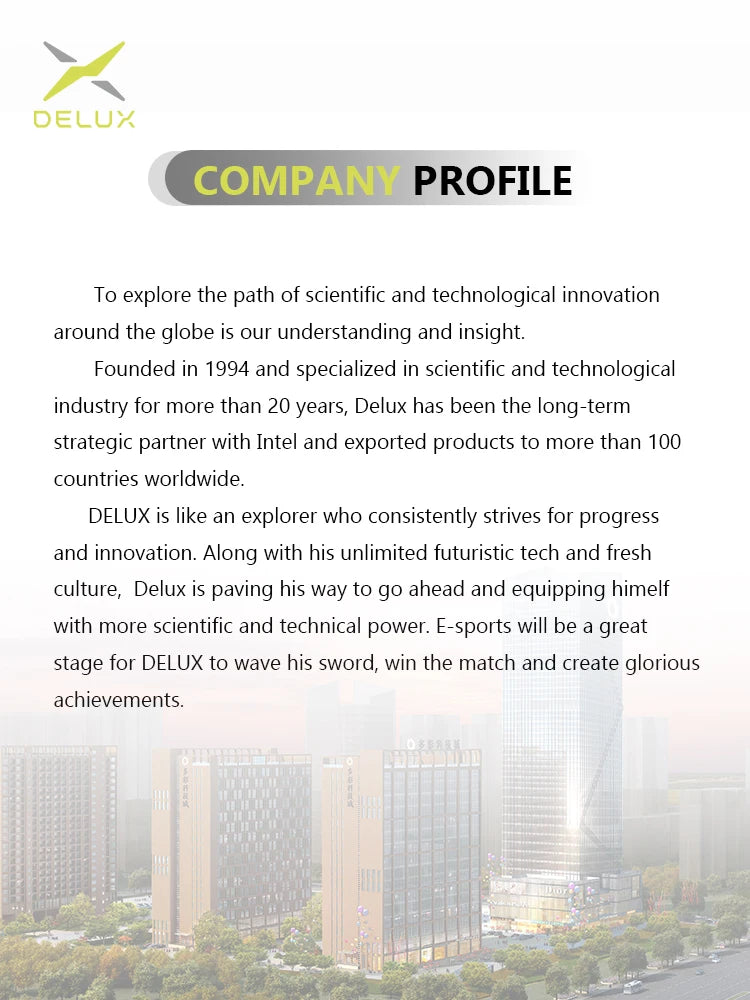 Delux M618 BU Ergonomic Vertical Mouse 6 Buttons 800/1200/1600 DPI Optical Right Hand Mice with Wrist mat For PC Laptop