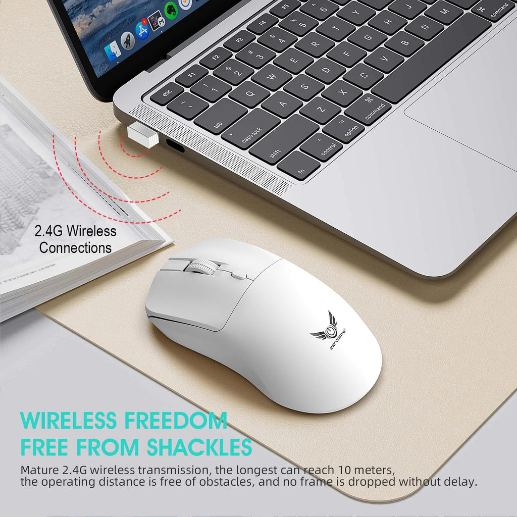 Wireless 2.4G Mouse Light Weight Design DPI Adjustable Plug And Play Low Noise Button Simple Style Mause Office Use Or Gaming