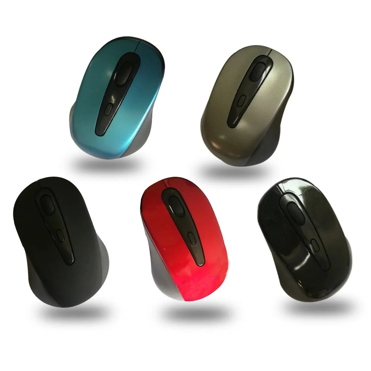 Silent Wireless Mouse for Laptop Small Compact Cordless Computer Mice with USB 2.4 GHz Quiet Click Travel Mouse