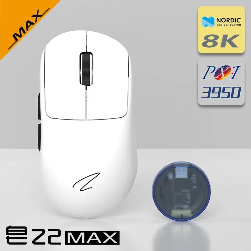 Zaopin Z2 Wireless Mouse 3 Mode Paw3395 4k Return Lightweight ESports Mouse Custom Computer Gaming PC Gamer Accessory Mice Gifts
