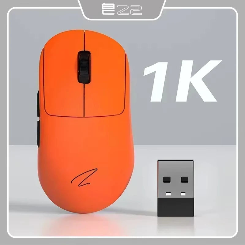 Zaopin Z2 Wireless Mouse 3 Mode Paw3395 4k Return Lightweight ESports Mouse Custom Computer Gaming PC Gamer Accessory Mice Gifts