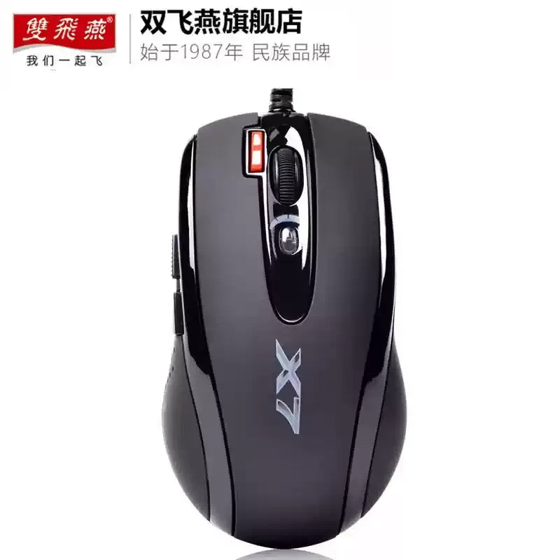 A4TECH Bloody X7-710K Mouse Wired Single-mode Quick Response Low Latency Gaming Mouse PC Office Accessory World of Warcraft Mice