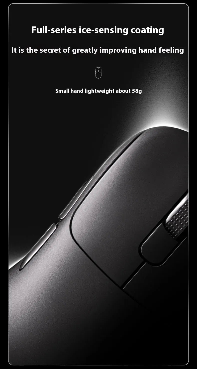 AJAZZ AJ179 APEX PAW3950 3000DPI 8Khz Wireless Gaming Mouse Right Handed Ergonomic Mouse with RGB Magnetic Screen Charging Base