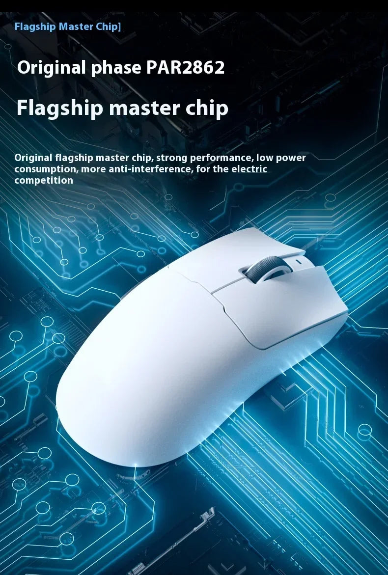 EWEADN S9 Pro Ultra Lightweight Wireless Gaming Mouse Tri-Mode Wireless Mouse 2.4G USB-CBT 8K Polling 26K DPI PAW3395 Mice