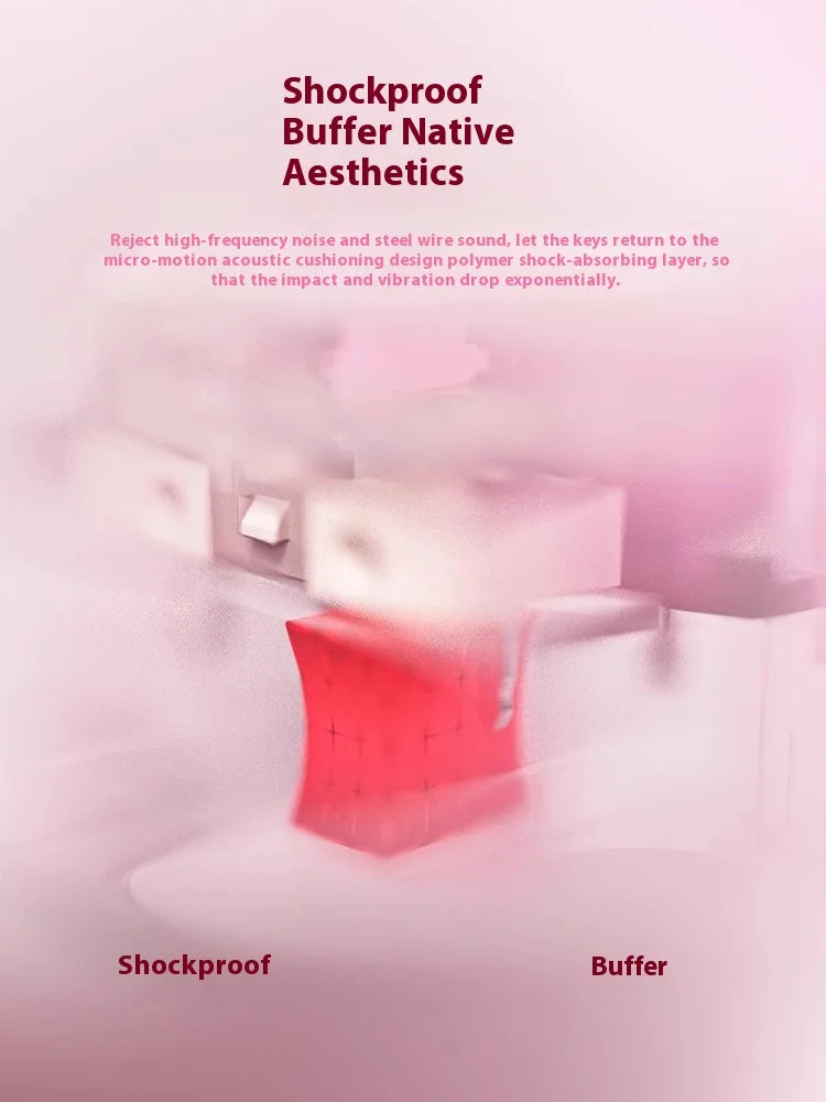 Incott 029 Wireless Mouse 8k Three Mode 2.4g Bluetooth Gaming Mouse Gasket Lightweight Ergonomic Pc Gamer Accessory Mice Gift