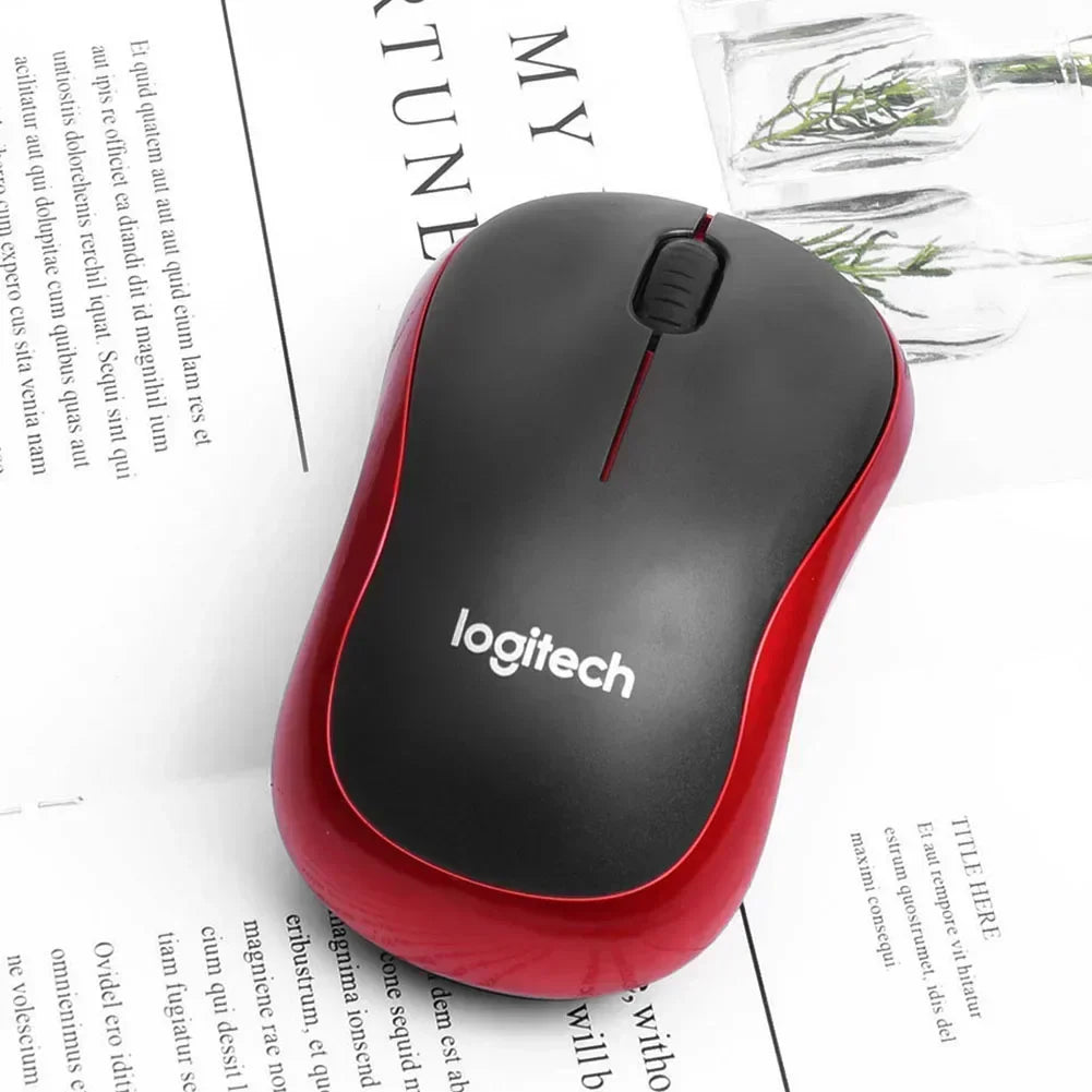 Logitech M185 Silent Optical Mini Wireless Mouse Travel Office Comfortable Small Hand Home Mouse for Mac OS / Windows Mini Pc