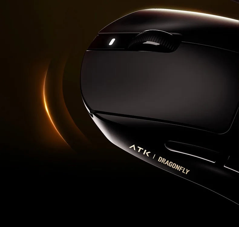 ATK Dragonfly A9 Plus/Pro Wireless Gaming Mouse Gaming Office Mouse  Starlight Trimode  Lightweight  Symmetrical FPS/MOBA  Gift