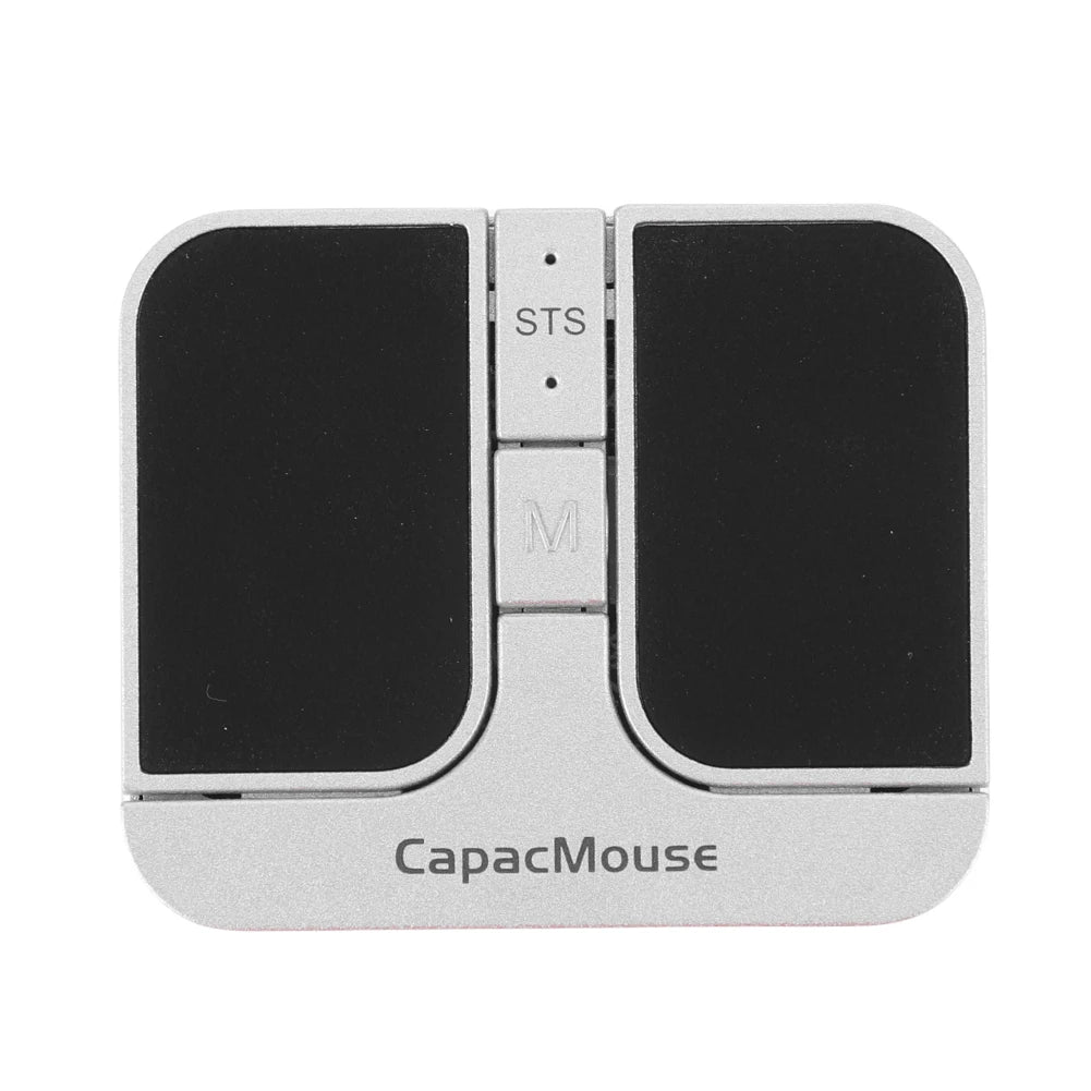Ultra Thin Wireless Computer Mouse 3 Mode Mini Capacitive Mice BT5.2/2.4G/USB 3 Adjustable DPI w/ Receiver for Laptop PC