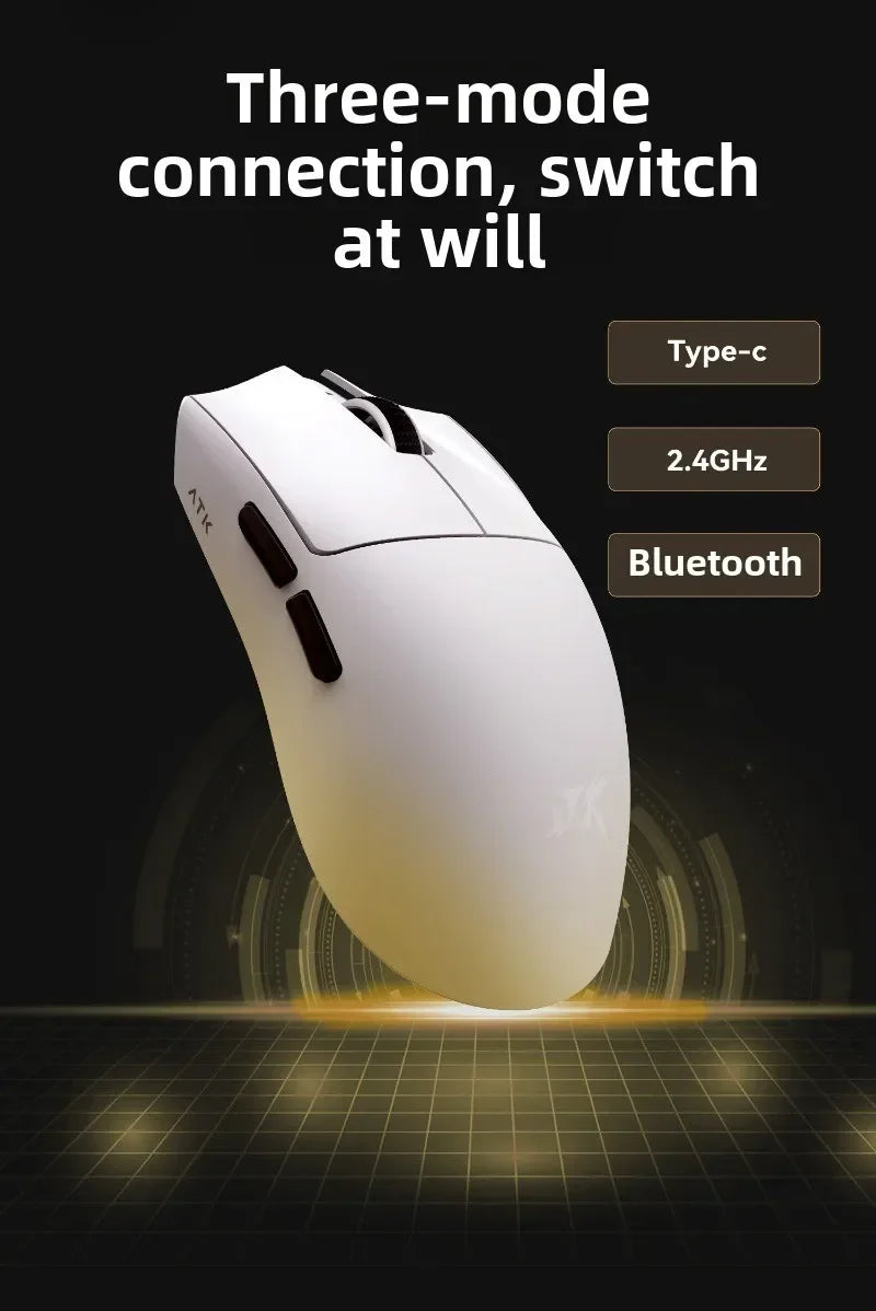 ATK X1 SE Starlight Wireless Lightweight Mouse PAW3395 26K DPI Hub Page Driver 1000Hz Wired Gaming Mouse PC Player Accessories