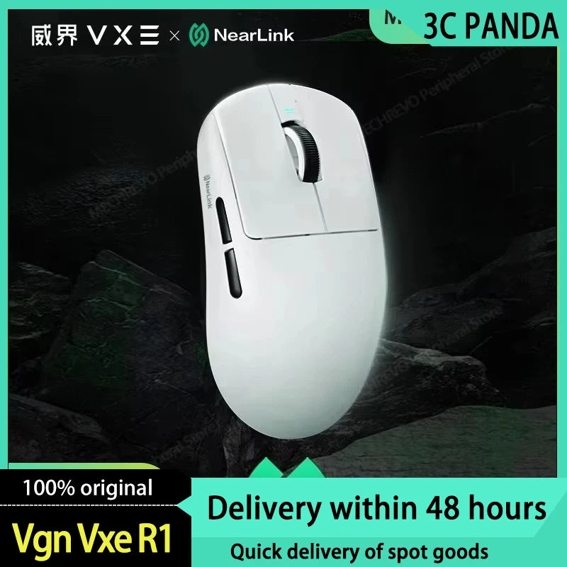 Vxe R1 Pro Max Dragonfly R1 Wireless Bluetooth Gaming Mouse Paw3395 2.4g E-Sports Mice Rechargeable Lightweight Ergonomic
