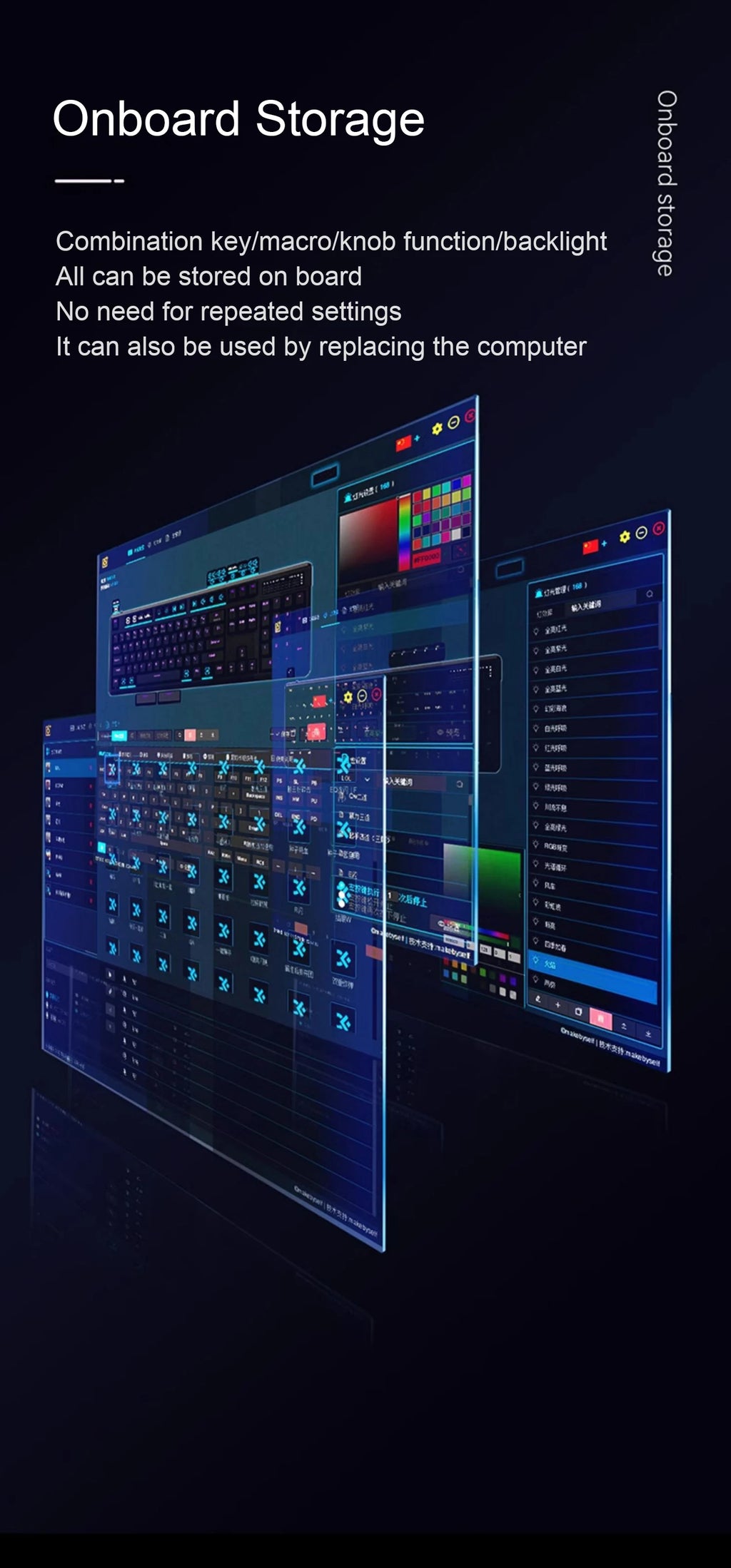 SKYLOONG GK104 Pro Wireless Mechanical Keyboar Full-Size Keyboard Screen&3Knobs RGB Backlit Voice Calculator 8K Polling Rate