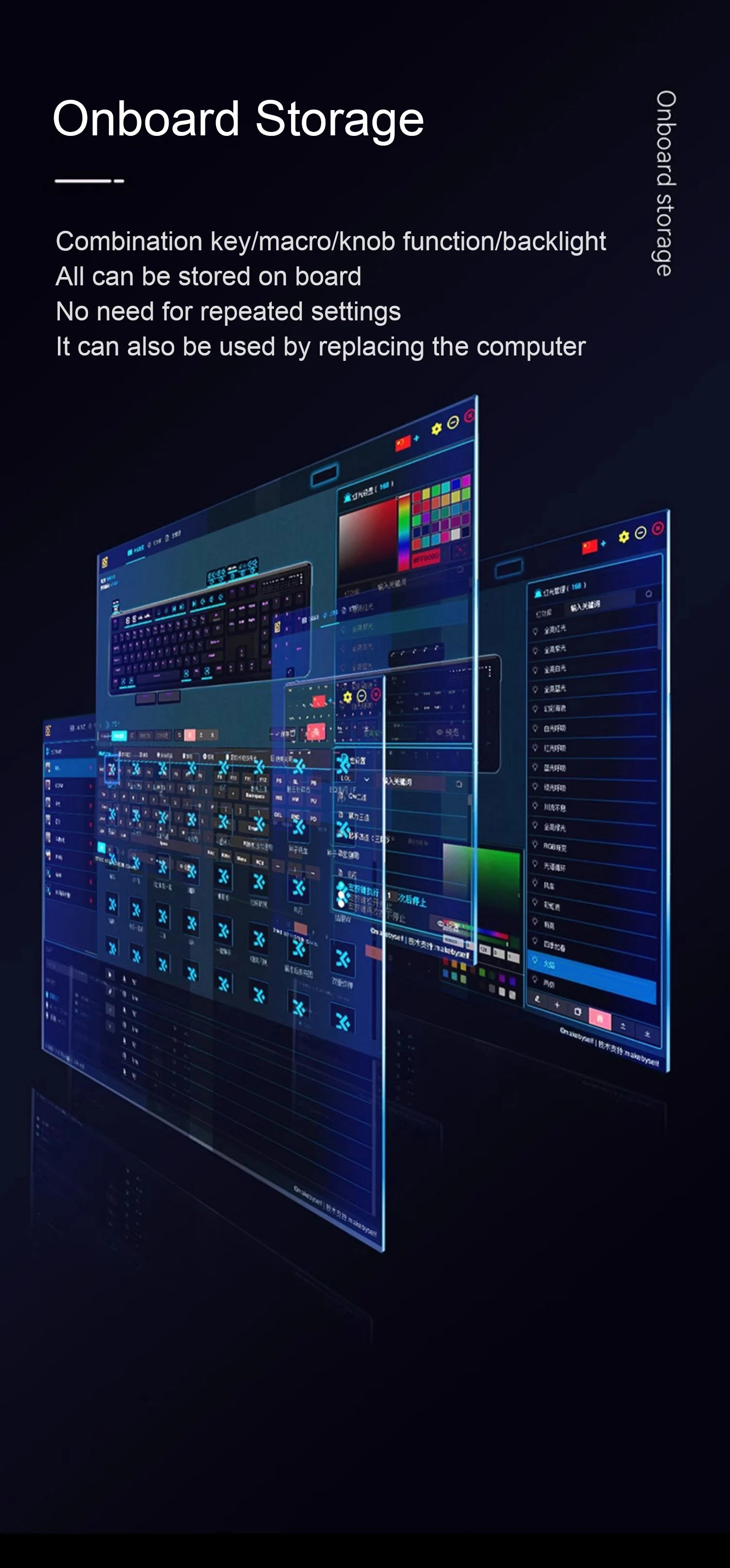 SKYLOONG GK104 Pro Wireless Mechanical Keyboar Full-Size Keyboard Screen&3Knobs RGB Backlit Voice Calculator 8K Polling Rate