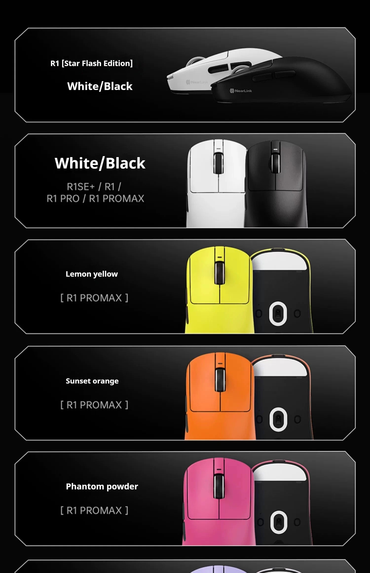 Vxe R1 Pro Max Dragonfly R1 Wireless Bluetooth Gaming Mouse Paw3395 2.4g E-Sports Mice Rechargeable Lightweight Ergonomic