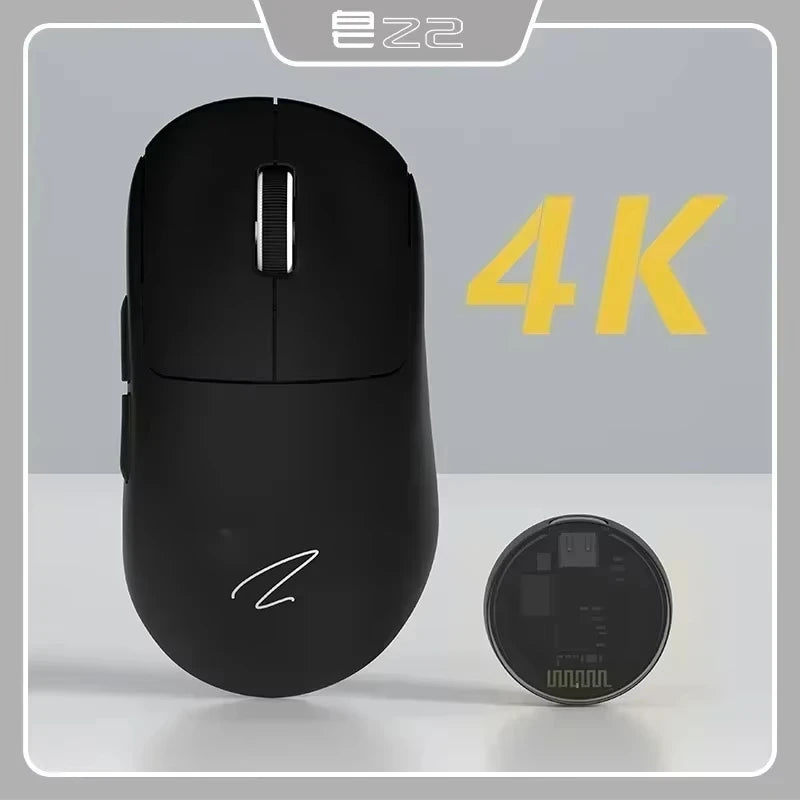 Zaopin Z2 Wireless Mouse 3 Mode Paw3395 4k Return Lightweight ESports Mouse Custom Computer Gaming PC Gamer Accessory Mice Gifts