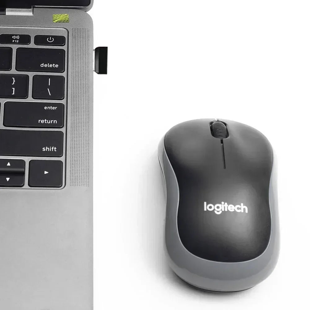 Logitech M185 Silent Optical Mini Wireless Mouse Travel Office Comfortable Small Hand Home Mouse for Mac OS / Windows Mini Pc