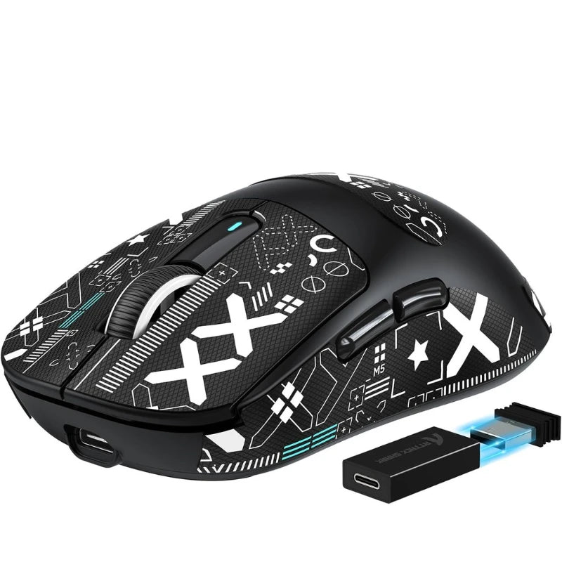 Attack Shark X3Pro Wireless Bluetooth Gaming Mouse PixArt PAW3395 26000dpi Optical Mouse Tri-Mode Connection Macro Gaming Mouse