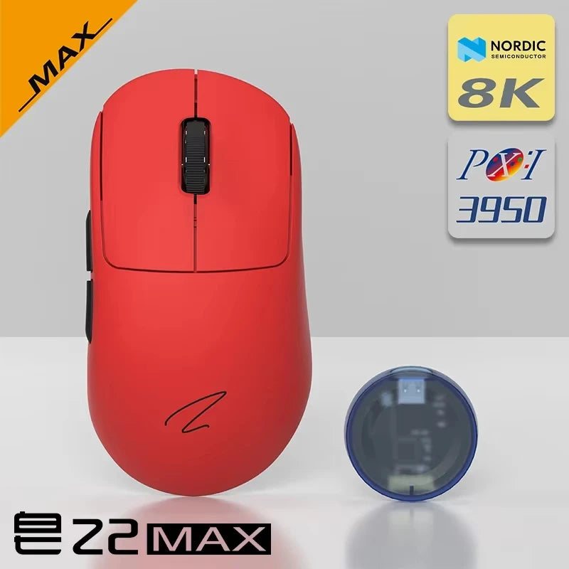 Zaopin Z2 Wireless Mouse 3 Mode Paw3395 4k Return Lightweight ESports Mouse Custom Computer Gaming PC Gamer Accessory Mice Gifts