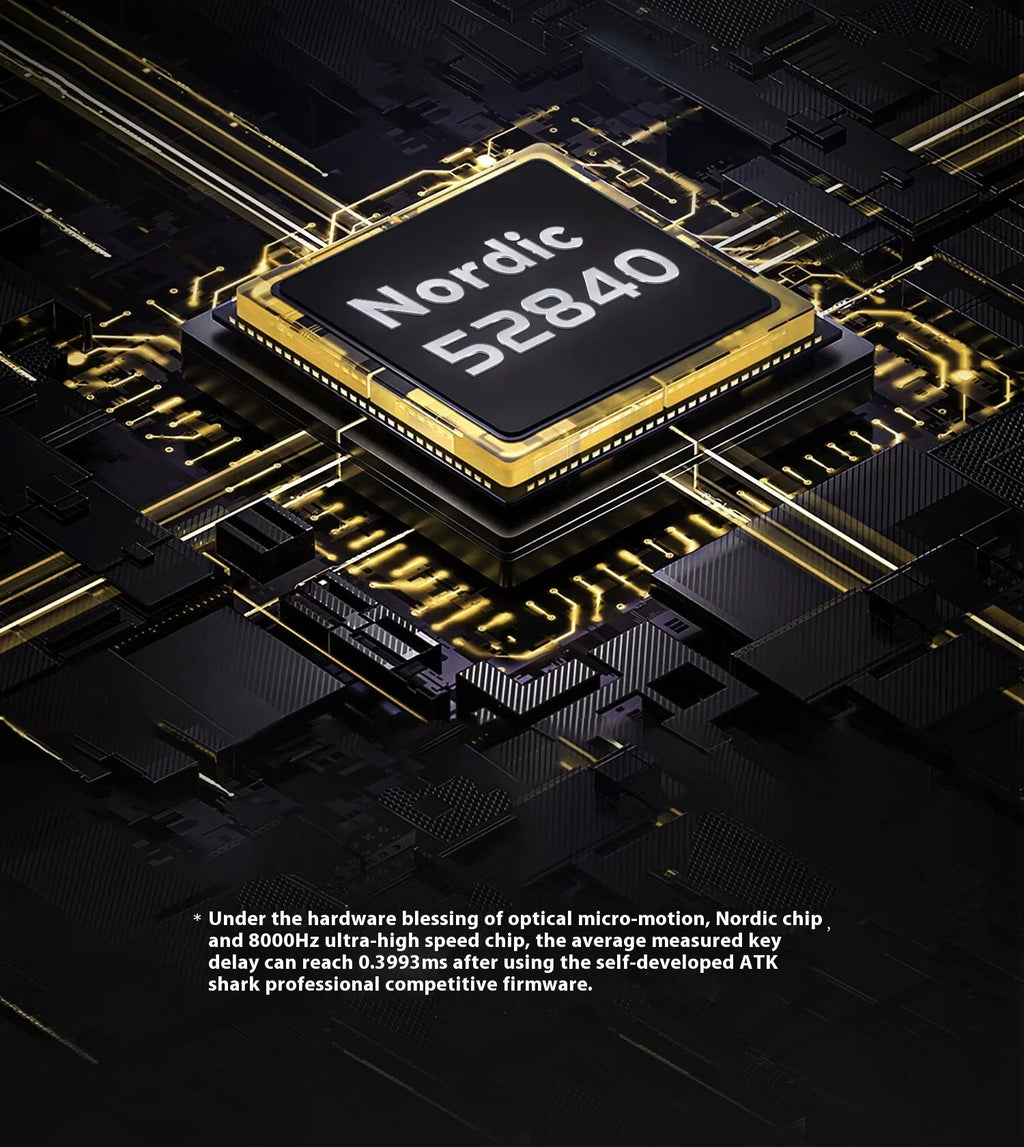 ATK Blazing Sky X1 Mouse Gamer Wireless 3Mode 8K Low Latency Lightweight FPS Liekong E-sports Gaming Mouse Custom Pc Accessories