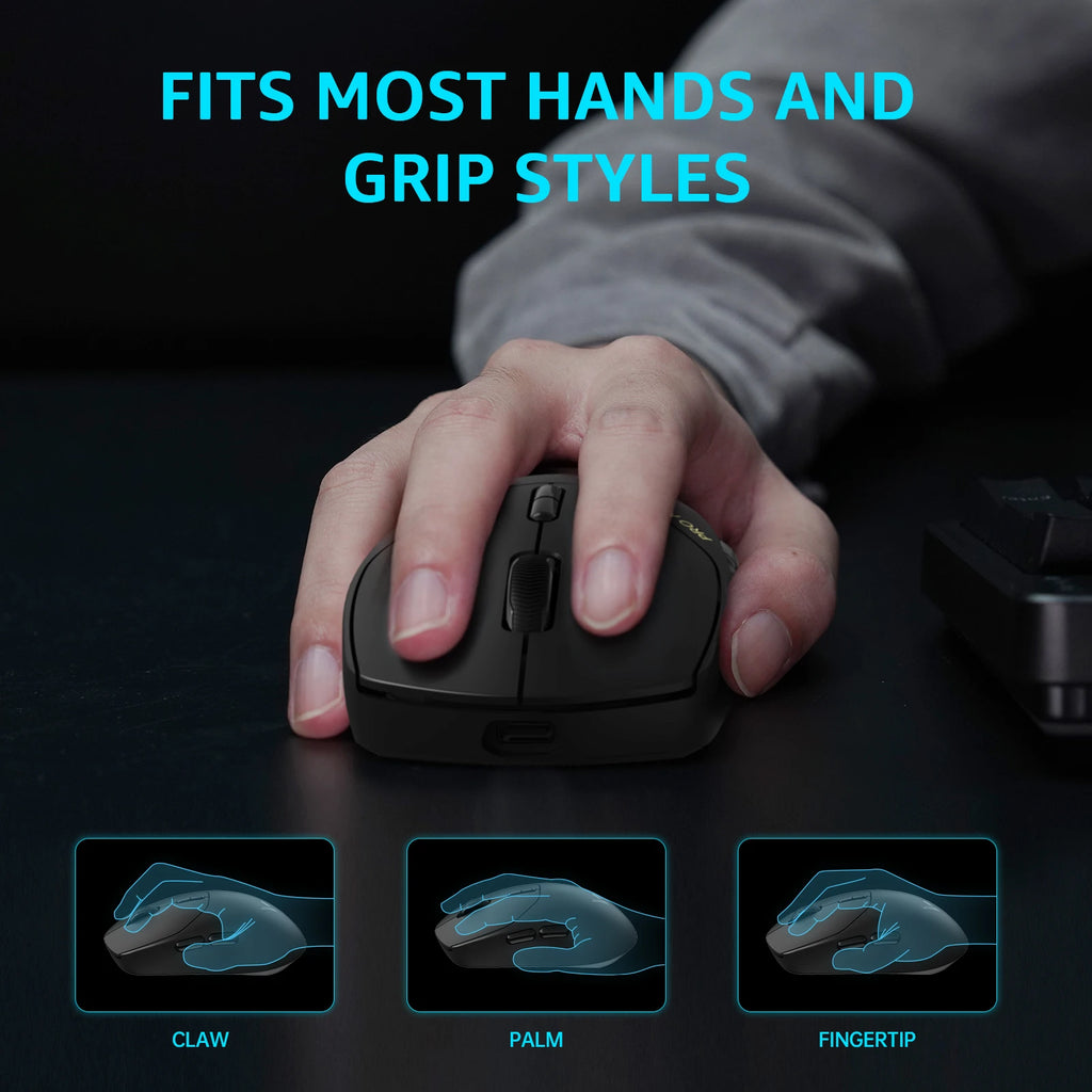 Rapoo VT1PRO/VT1PRO MAX Wireless Gaming Mouse 8KHz Polling Rate 26000 DPI Optical Sensor for Small/Medium Size Hands