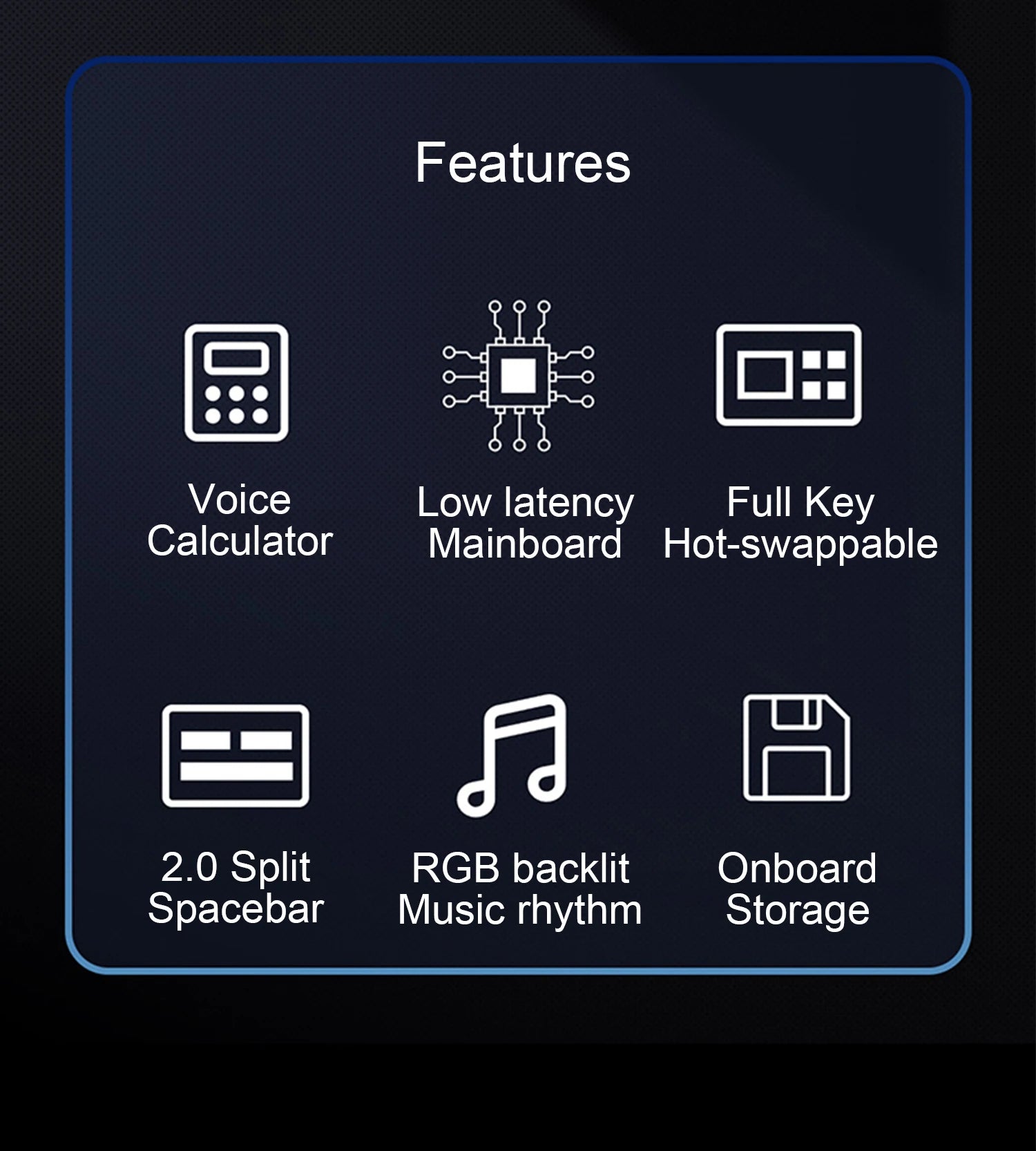 SKYLOONG GK104 Pro Wireless Mechanical Keyboar Full-Size Keyboard Screen&3Knobs RGB Backlit Voice Calculator 8K Polling Rate
