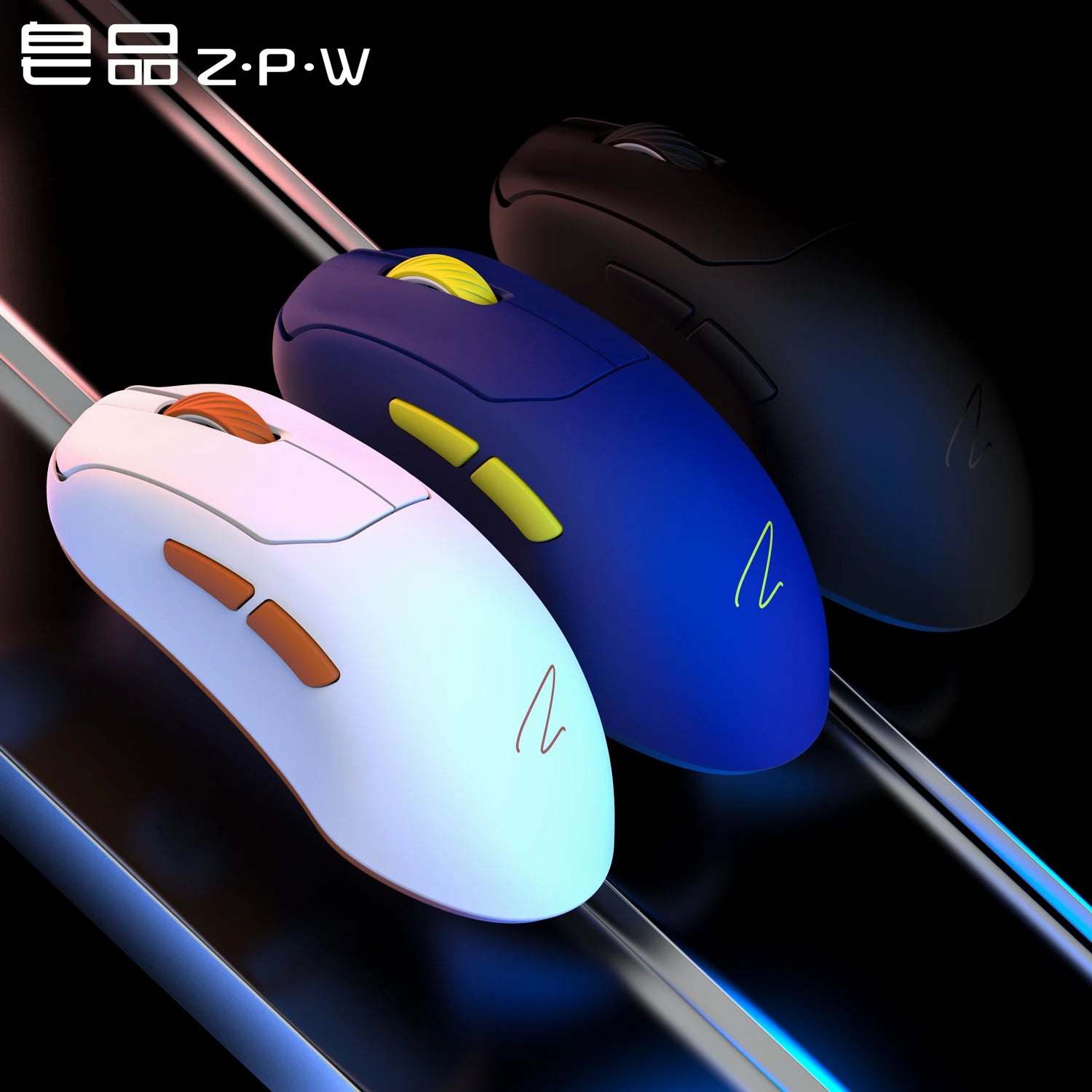 ZAOPIN ZPW Max Wireless Tri-mode Mouse Lightweight Nordic 52840 PAW3395 PAW3950 8K Receiver Custom PC Esports Laptop Gaming Mice