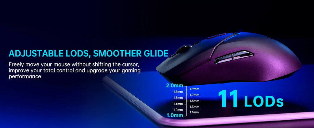 Rapoo VT9PRO Wireless Gaming Mouse Esports Grade 68g Ultra-Light 26000DPI 8 Buttons Optical PAW3398 Computer Mouse For Laptop PC