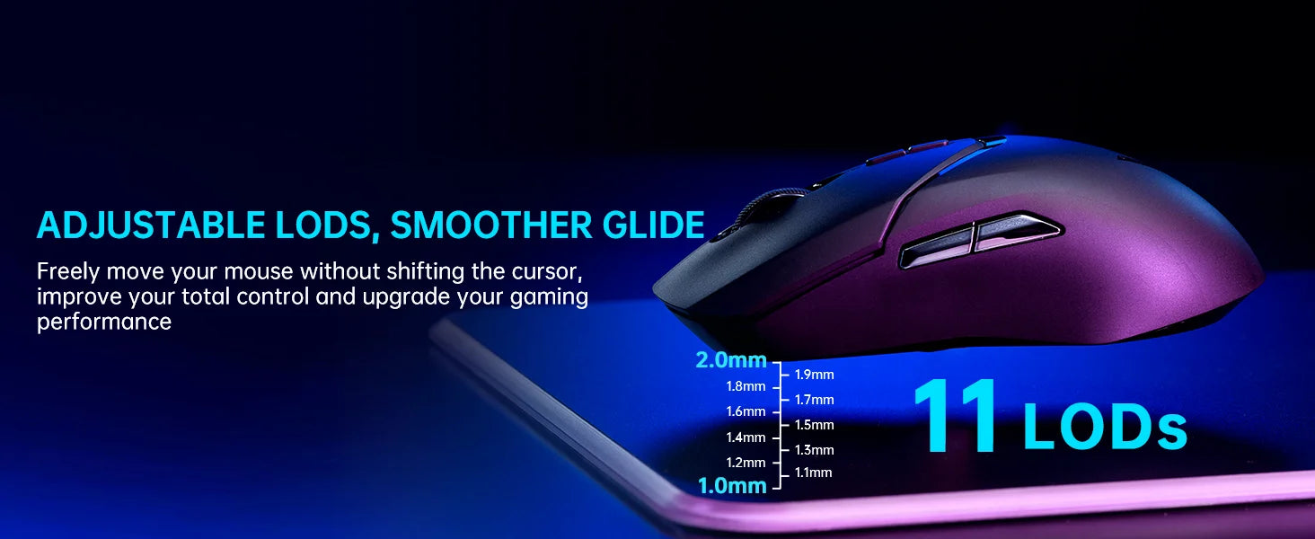 Rapoo VT9PRO Wireless Gaming Mouse Esports Grade 68g Ultra-Light 26000DPI 8 Buttons Optical PAW3398 Computer Mouse For Laptop PC