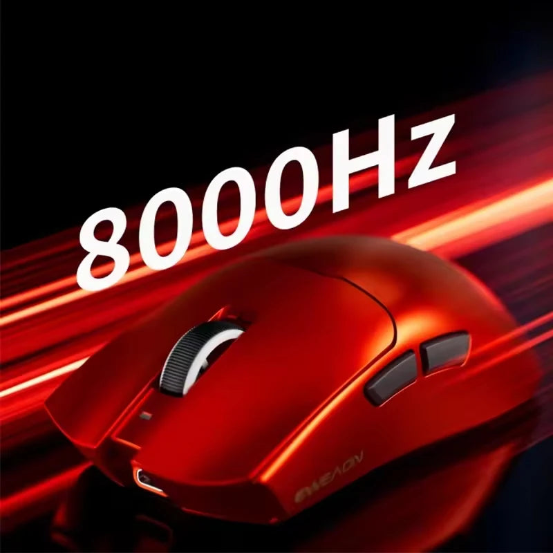 EWEADN S9 Pro Ultra Lightweight Wireless Gaming Mouse Tri-Mode Wireless Mouse 2.4G USB-CBT 8K Polling 26K DPI PAW3395 Mice