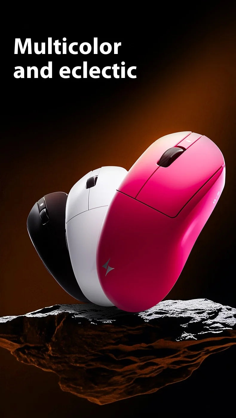 ATK Dragonfly A9 Plus/Pro Wireless Gaming Mouse Gaming Office Mouse  Starlight Trimode  Lightweight  Symmetrical FPS/MOBA  Gift