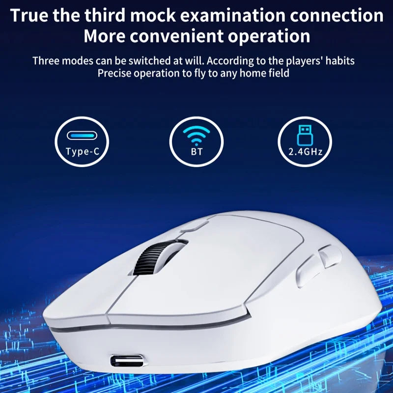 Xiaomi Wireless Mouse Bluetooth 2.4G Three-Mode Rechargeable Ergonomic  Office Gaming Portable Mice For iPad PC Laptop TV Mouse