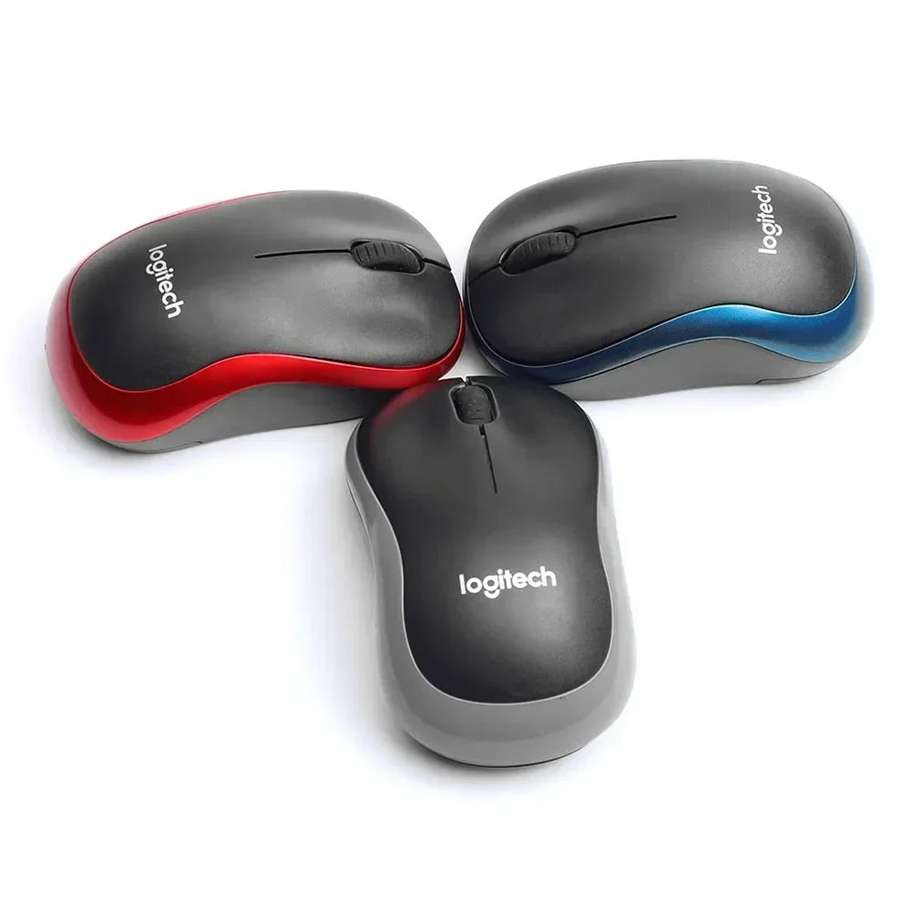 Logitech M185 Silent Optical Mini Wireless Mouse Travel Office Comfortable Small Hand Home Mouse for Mac OS / Windows Mini Pc