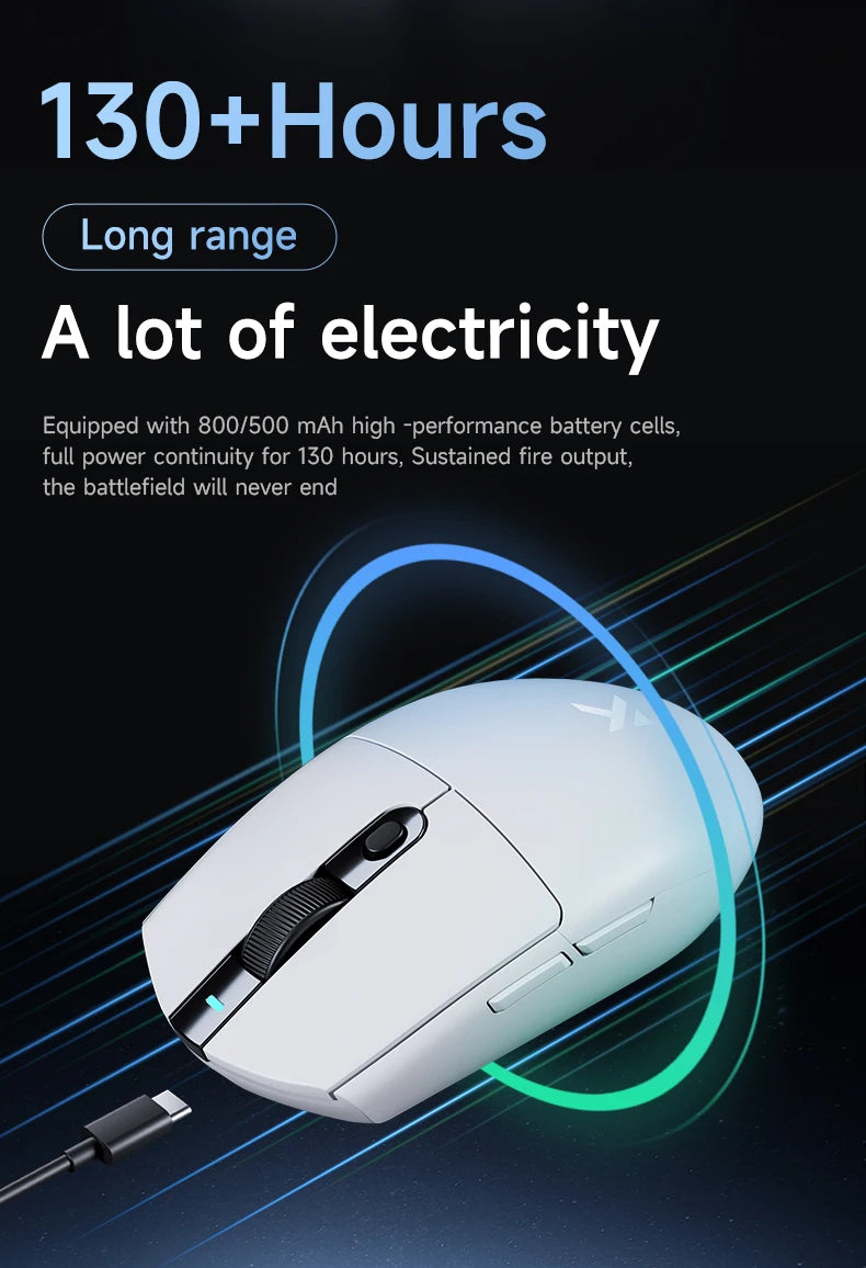 MCHOSE G3 Gaming Mouse  Buletooth 2.4G Paw3311 12000DPI Tri-mode Wireless Lightweight Mouse  Ergonomics Gamer Laptop PC