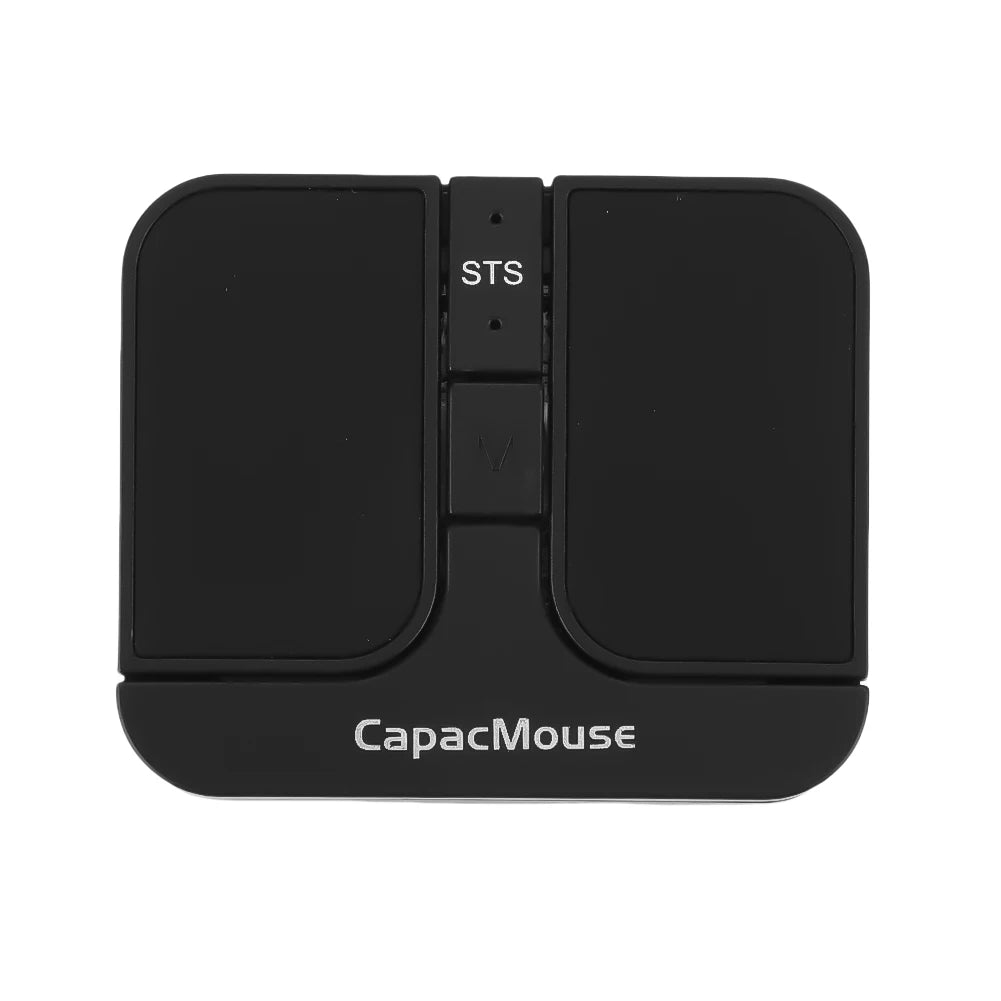 Ultra Thin Wireless Computer Mouse 3 Mode Mini Capacitive Mice BT5.2/2.4G/USB 3 Adjustable DPI w/ Receiver for Laptop PC