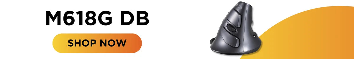 Delux M618 BU Ergonomic Vertical Mouse 6 Buttons 800/1200/1600 DPI Optical Right Hand Mice with Wrist mat For PC Laptop