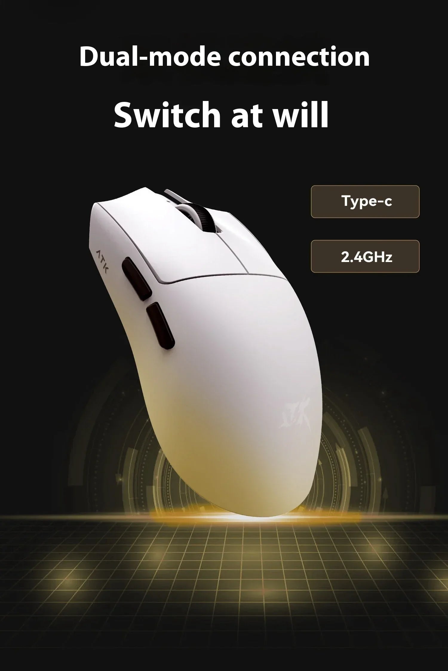 ATK Blazing Sky X1 Mouse Gamer Wireless 3Mode 8K Low Latency Lightweight FPS Liekong E-sports Gaming Mouse Custom Pc Accessories
