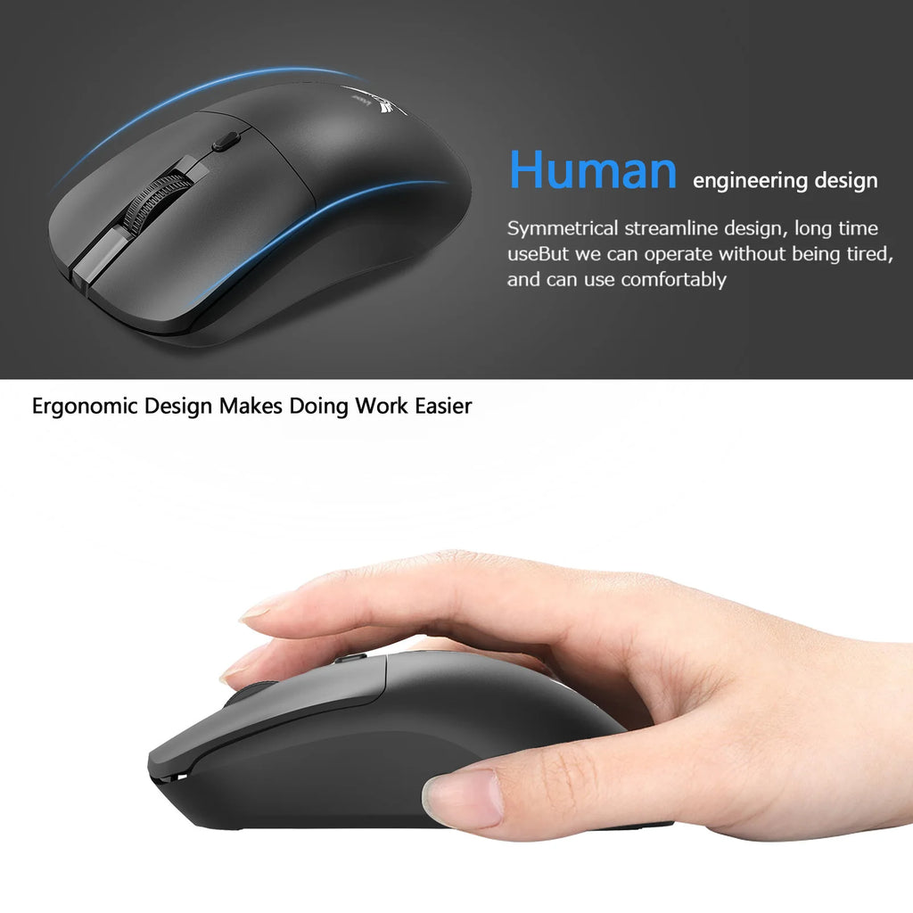 Wireless 2.4G Mouse Light Weight Design DPI Adjustable Plug And Play Low Noise Button Simple Style Mause Office Use Or Gaming