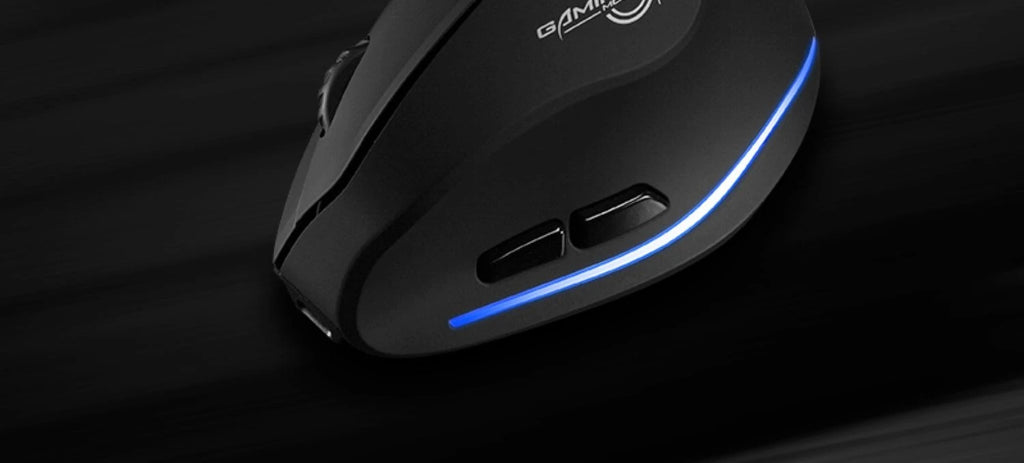 Zelotes F-35 Wireless Gaming Mouse Erect Position 2.4G Rechargeable Three Levels DPI Adjustable Office/Gaming Computer Mouse