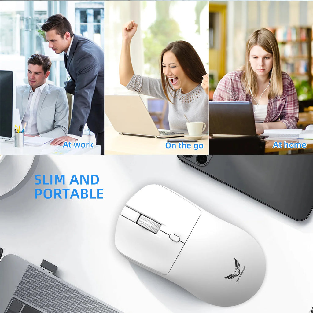 Wireless 2.4G Mouse Light Weight Design DPI Adjustable Plug And Play Low Noise Button Simple Style Mause Office Use Or Gaming