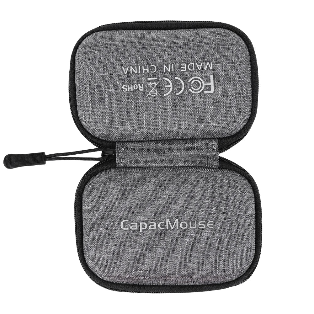 Ultra Thin Wireless Computer Mouse 3 Mode Mini Capacitive Mice BT5.2/2.4G/USB 3 Adjustable DPI w/ Receiver for Laptop PC