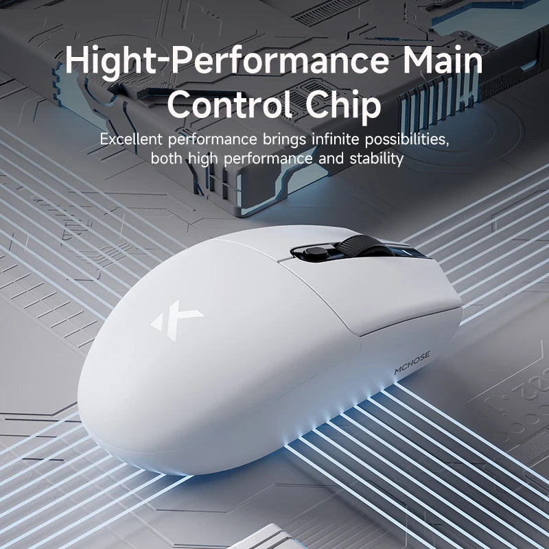 MCHOSE G3 Gaming Mouse  Buletooth 2.4G Paw3311 12000DPI Tri-mode Wireless Lightweight Mouse  Ergonomics Gamer Laptop PC