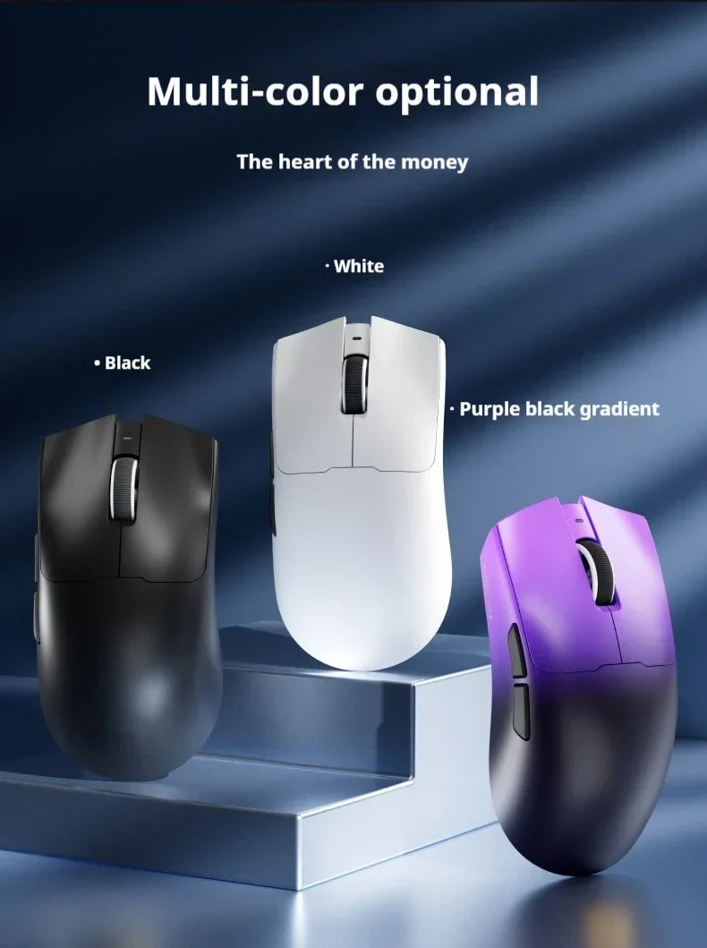 EWEADN S9 Pro Ultra Lightweight Wireless Gaming Mouse Tri-Mode Wireless Mouse 2.4G USB-CBT 8K Polling 26K DPI PAW3395 Mice
