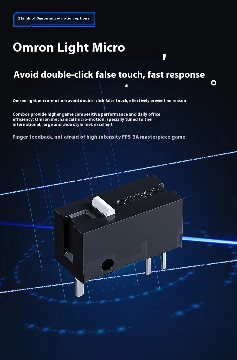 MCHOSE L7 Ultra Wireless Gaming Mouse 39g Lightweight E-Sport 8K Polling Rate Customized Optical Switch PAW3950 Flagship Sensor