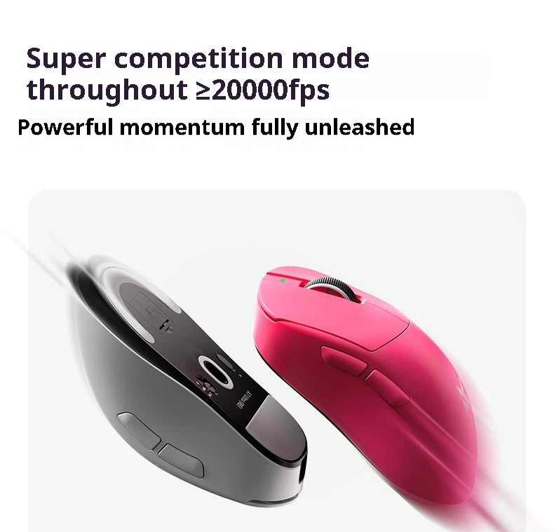 Mchose A7 Ultra RE Gaming Mouse Tri Mode Wireless Mouse 500mah Paw3950 Lightweight Ergonomic  42000 Dpi 8000hz For Pc Accessory