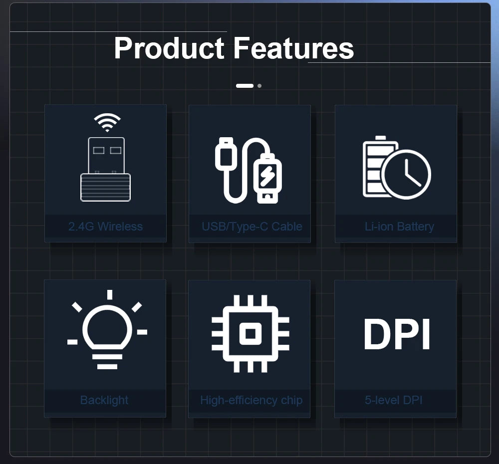 E-YOOSO X-33 RGB USB 2.4G Wireless Gaming Mouse 16000 DPI 16 buttons Programmable game Optical mice for Computer PC Laptop