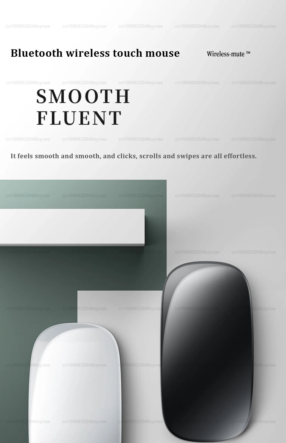 Original Wireless Bluetooth 5.0 Magic Mouse For Apple Macbook Pro Air Microsoft Laptop Mac Tablet PC iPad Ultra-thin Touch Mouse