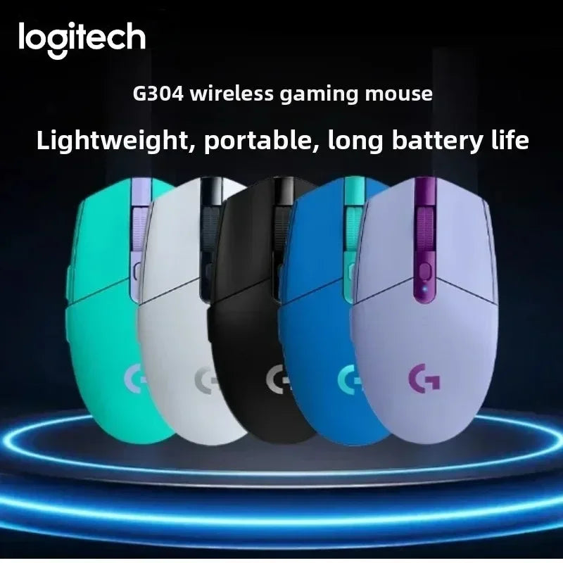 Original Logitech G304 Wireless Gaming Mouse PC Gamer 12000DPI Hero Sensor RGB Usb For Laptop Computer Mechanical Button